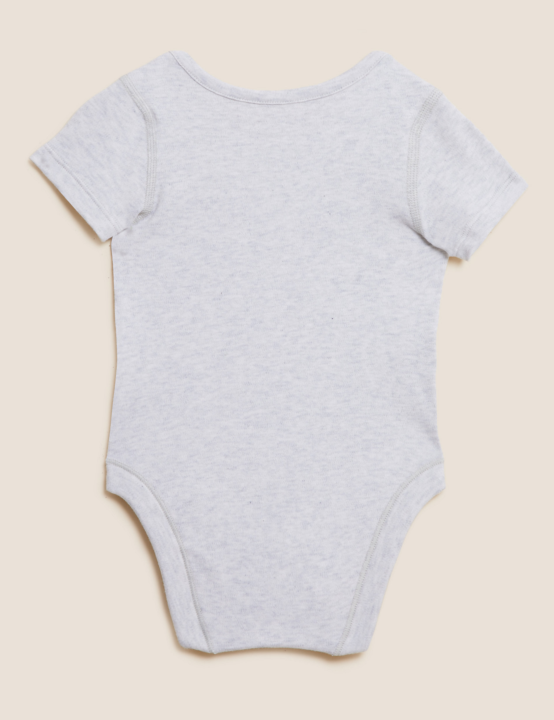 3 件装纯棉动物印花婴儿连身衣（6.5 磅 - 3 岁）