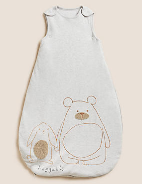 Pure Cotton Bear 2.5 Tog Sleeping Bag (0-36 Mths)