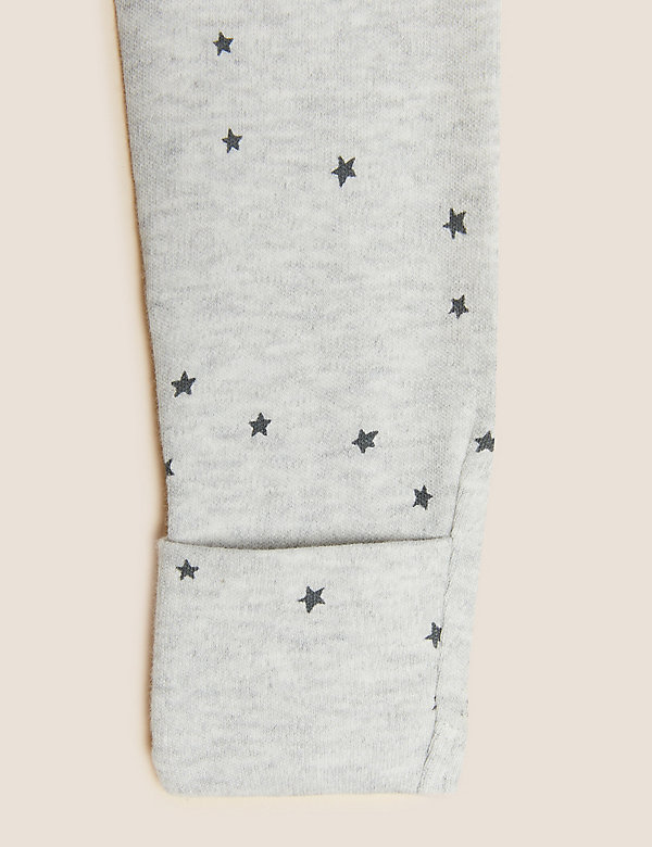 Pack de 3 bodies 100% algodón con diseño de estrellas (6½&nbsp;lbs-3&nbsp;años)