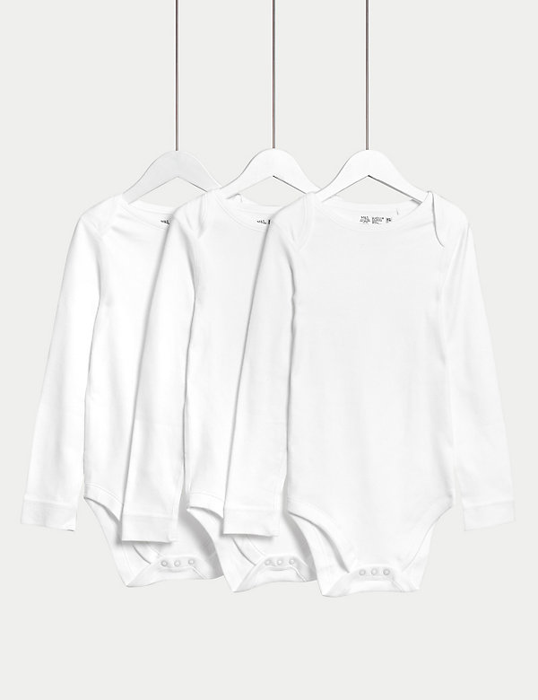 3pk Pure Cotton Adaptive Bodysuits (3-16 Yrs)