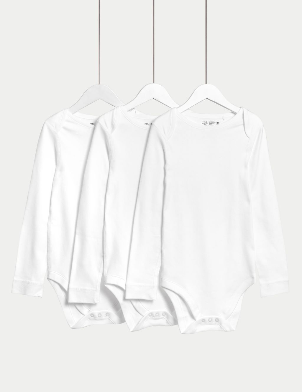 3pk Pure Cotton Adaptive Bodysuits (3-16 Yrs)