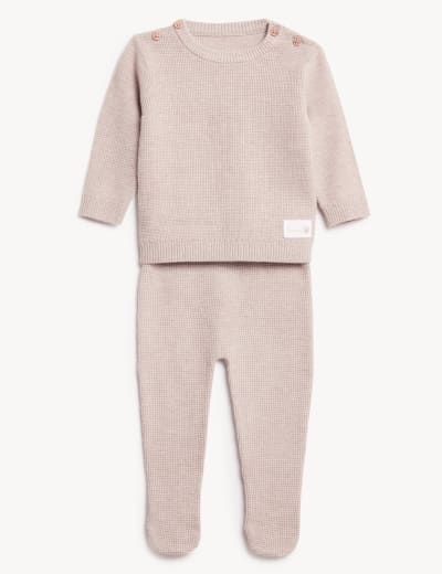 2pc Knitted Outfit (7lbs-12 Mths)