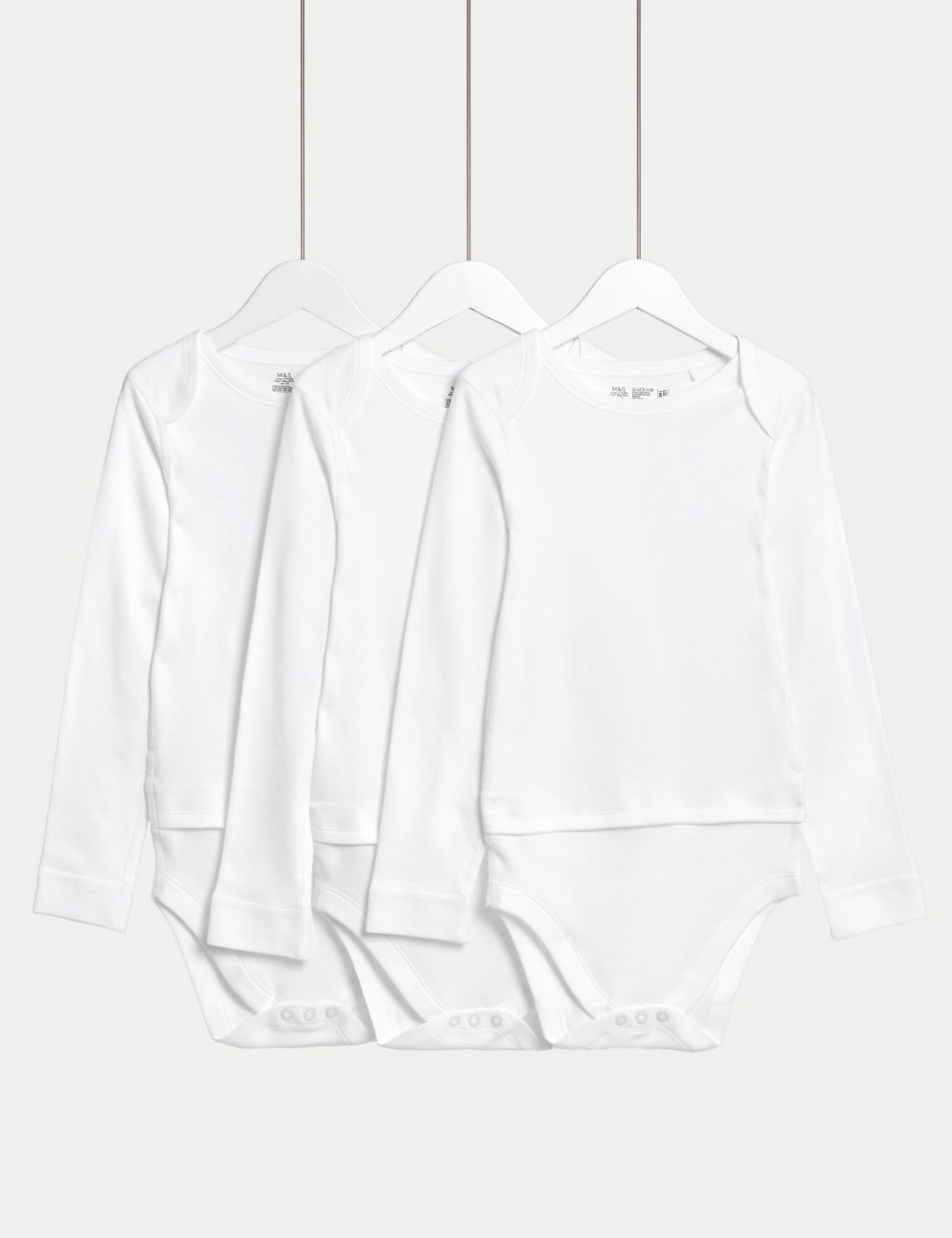 3pk Adaptive Pure Cotton Bodysuits (7lbs-16 Yrs)