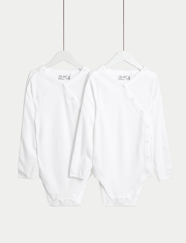 2pk Adaptive Pure Cotton Bodysuits (0 Mths–16 Yrs) - FR