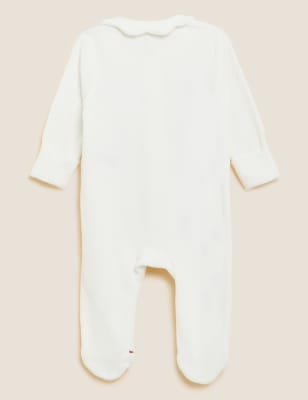 

Unisex,Boys,Girls M&S Collection Cotton Rich Velour Christmas Sleepsuit (0 - 3 Yrs) - Cream Mix, Cream Mix