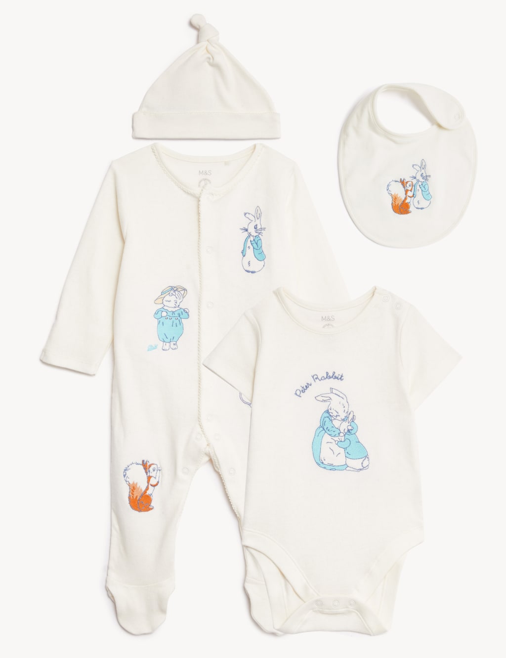 4pc Cotton Rich Peter Rabbit™ Starter Set (0-12 Mths) image 1