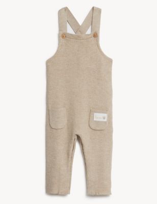 Knitted Dungarees (7lbs - 1 Yr)