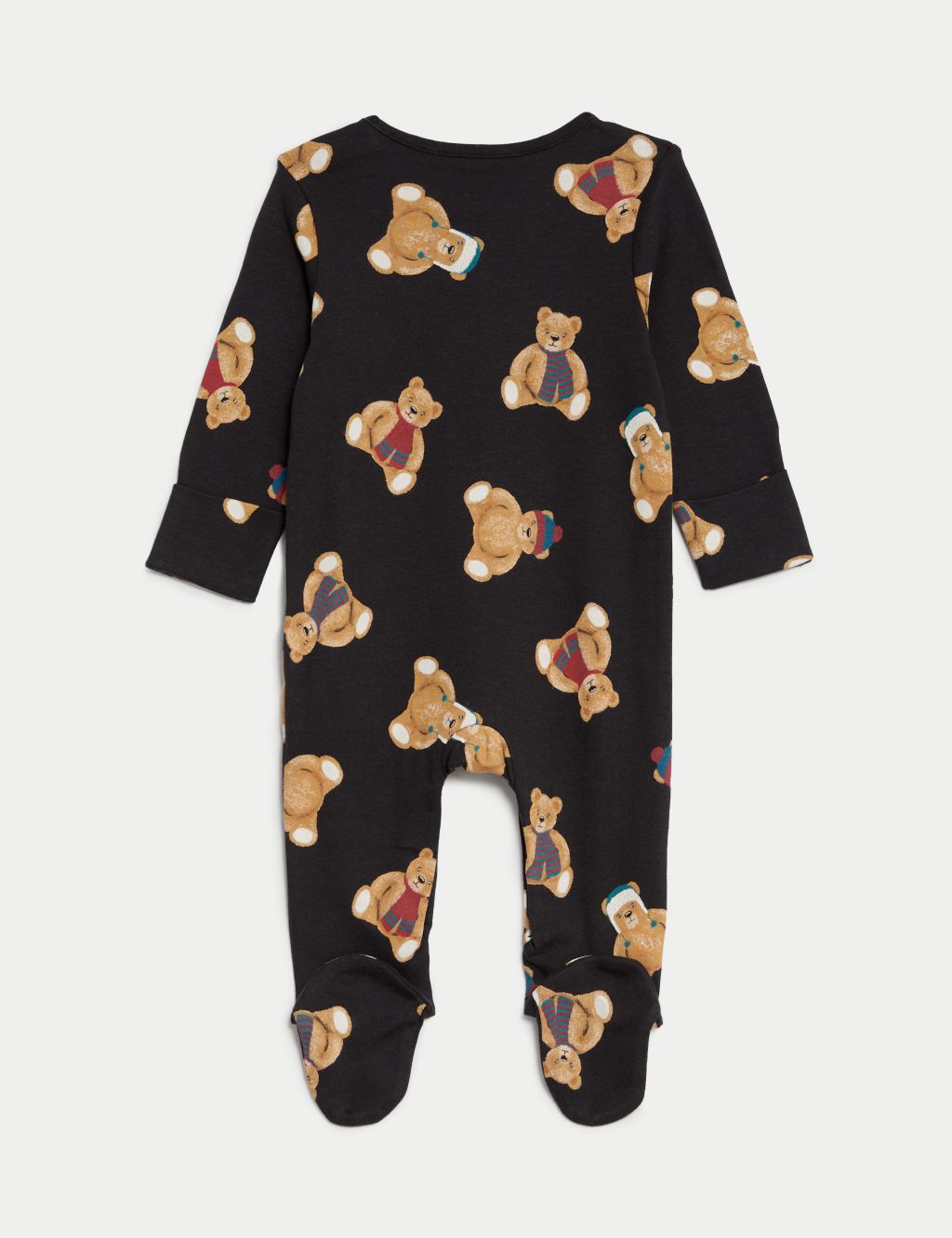 Kids' Spencer Bear Family Christmas Sleepsuit (6½lbs - 3 Yrs) image 2
