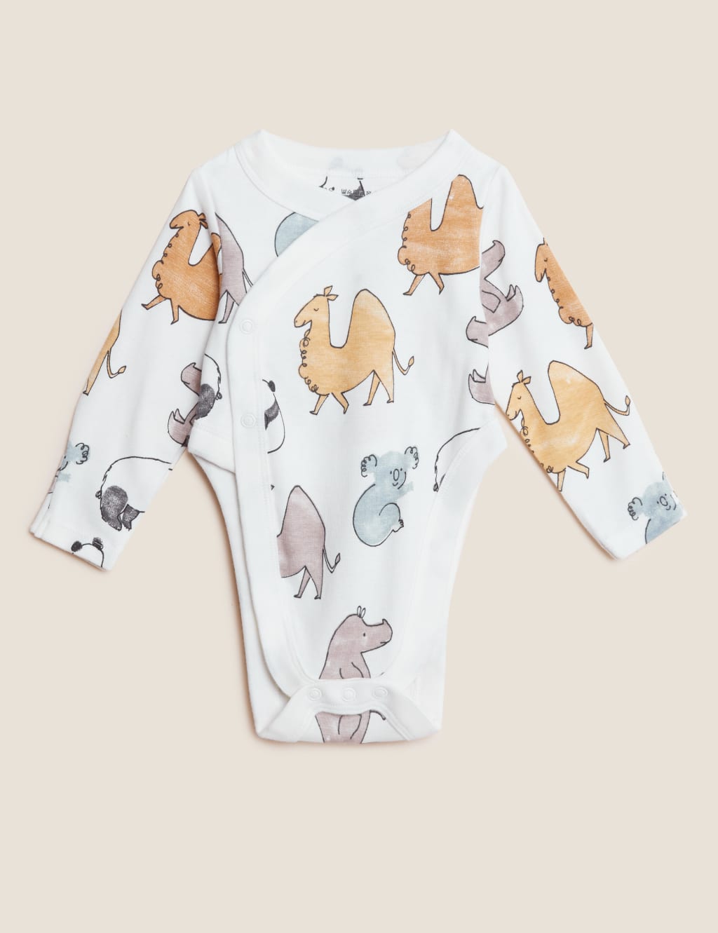 3pk Hip Dysplasia Pure Cotton Bodysuits (7lbs-12 Mths) image 2