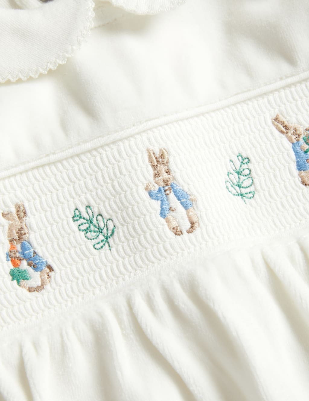 Velour Peter Rabbit™ Sleepsuit (7lbs-1 Yrs) image 4