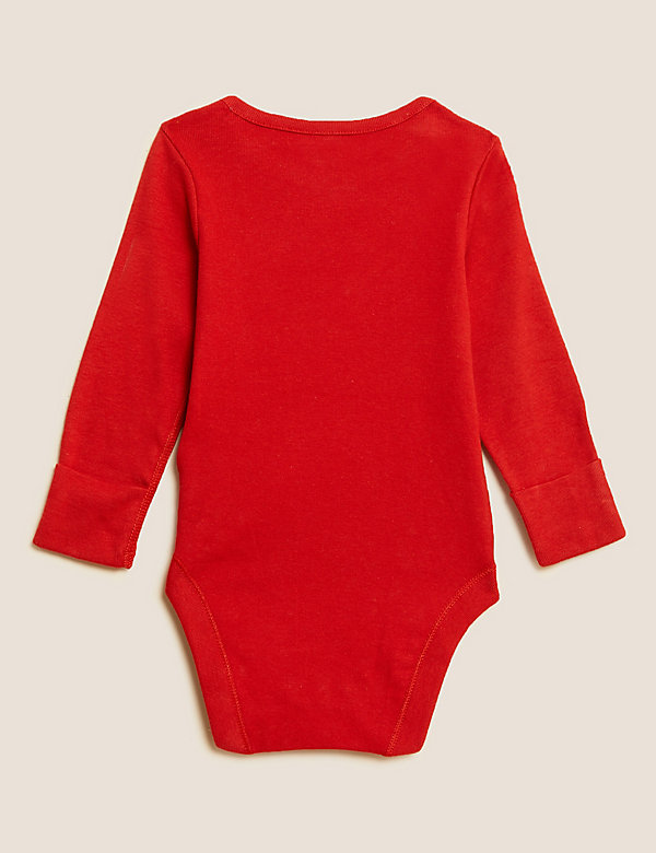 Pure Cotton My First Christmas Bodysuit (7lbs - 12 Mths) - NO