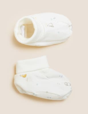 

M&S Collection Patucos 100% algodón de Winnie the Pooh™ (0-12 meses) - Cream Mix, Cream Mix