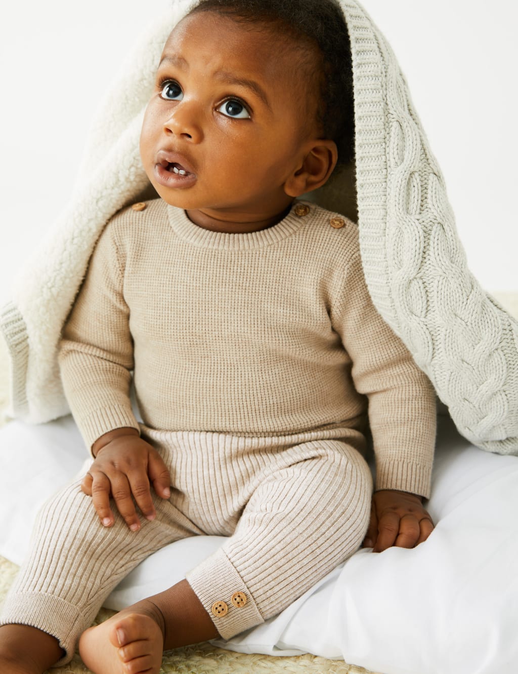 Knitted Leggings (7lbs - 12 Mths) image 1
