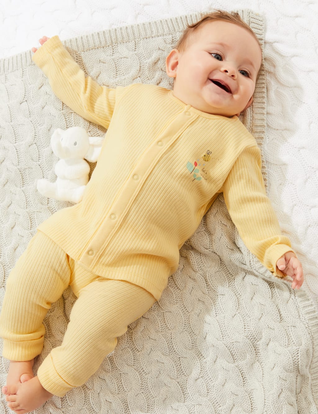 2pc Pure Cotton Embroidered Outfit (7lbs - 12 Mths) image 6
