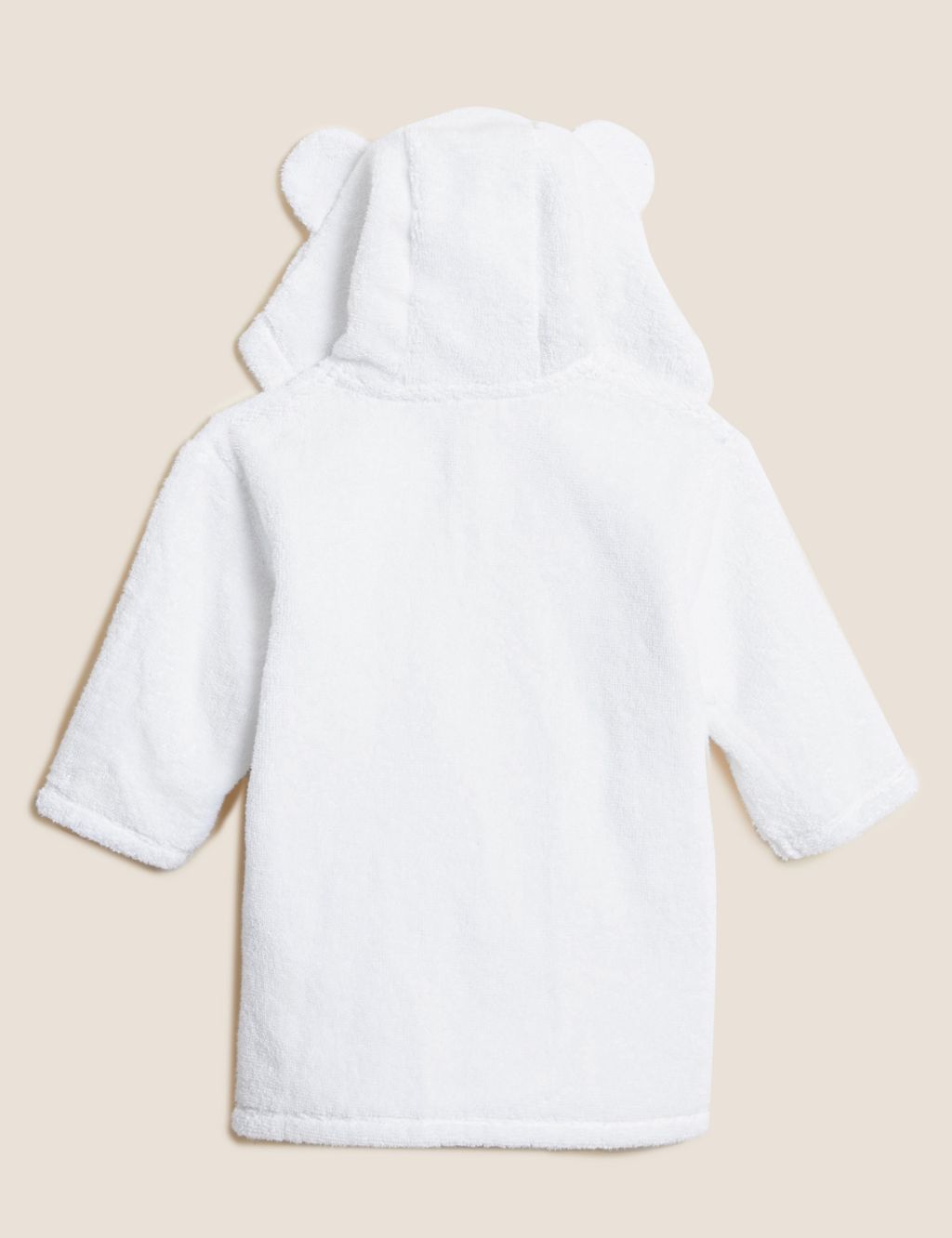 Pure Cotton Hooded Bathrobe (7lbs - 12 Mths) image 2