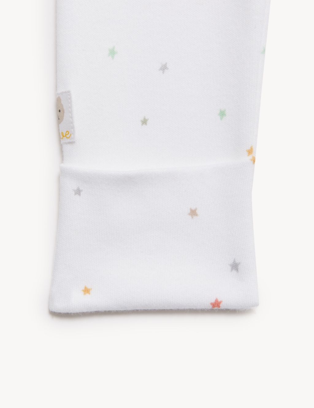 Pure Cotton Born In 2023 Star Sleepsuit (7lbs - 1 Yr) image 5