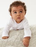 Pure Cotton Born In 2023 Star Sleepsuit