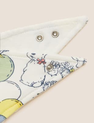 

Unisex,Boys,Girls M&S Collection 2pk Pure Cotton Peter Rabbit™ Dribble Bibs - Green Mix, Green Mix