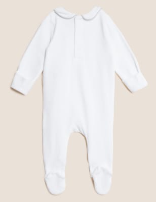 

Schlafanzug mit hohem Baumwollanteil und Tiermuster (3,2 kg - 12 Monate) - White, White