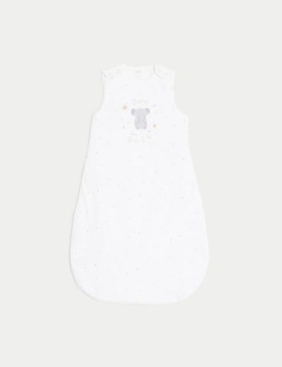Pure Cotton Born In 2024 2.5 Tog Sleeping Bag (0-18 Mths)