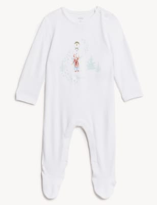 Pure Cotton The Snowman™ Sleepsuit (0-3 Yrs) - JE