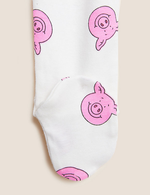 Pure Cotton Percy Pig™ Sleepsuit (0-3 Yrs) - MM