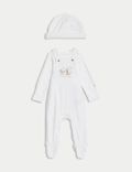 3pc Cotton Rich Animal & Stars Outfit (7lbs-1 Yrs)