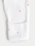 Pijama de bebé de velvetón de algodón con diseño de estrellas (7&nbsp;lbs-1&nbsp;año)