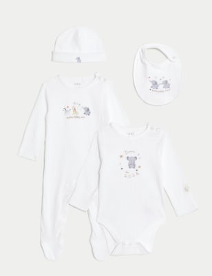 4pc Cotton Rich Born In 2024 Starter Set (7lbs-9 Mths) - VN