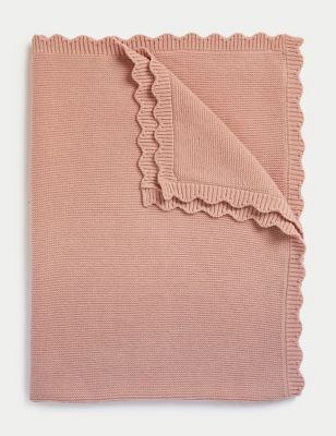 Pure Cotton Knitted Shawl
