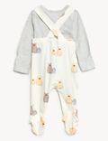 2pc Pure Cotton Bear Outfit (7lbs - 12 Mths)