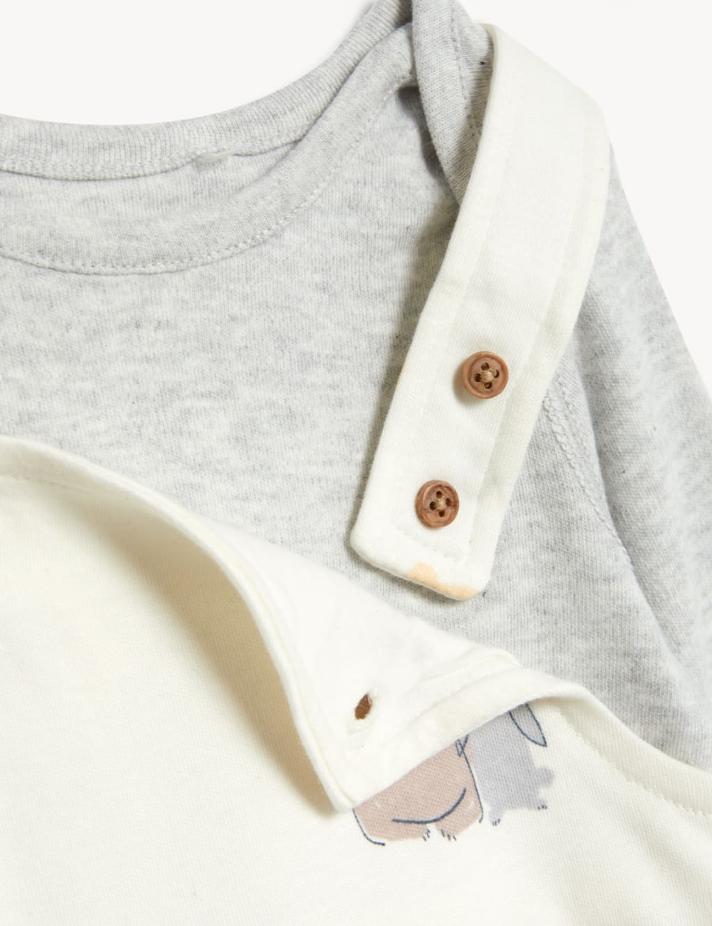 2pc Pure Cotton Bear Outfit (7lbs - 12 Mths) image 6
