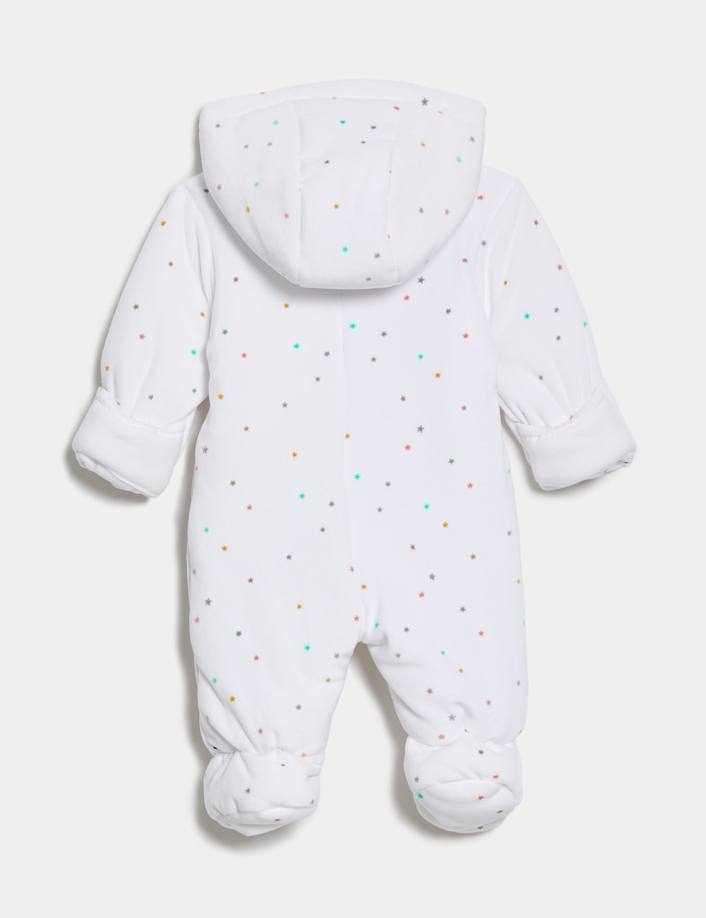 Stars Hooded Pramsuit (7lbs-1 Yrs) image 3