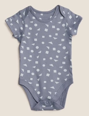 

Unisex,Boys,Girls M&S Collection 3pk Pure Cotton Printed Bodysuits ( 6½lbs - 3 Yrs) - Grey Mix, Grey Mix
