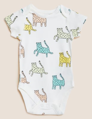 

Unisex,Boys,Girls M&S Collection 3pk Pure Cotton Safari Bodysuits (6½lbs - 3 Yrs) - Cream Mix, Cream Mix