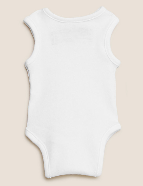 三件裝純棉早產嬰兒緊身連身衣（3 至 4 磅） - HK