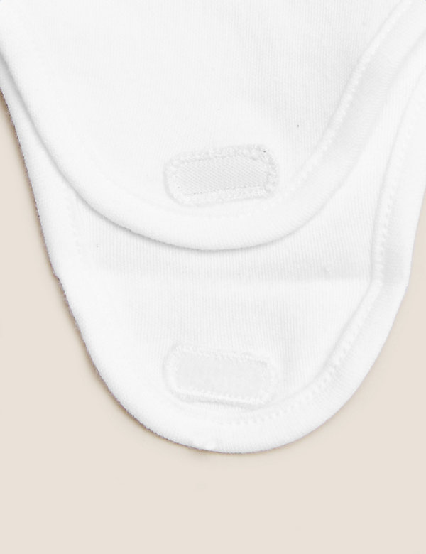 3pk Pure Cotton Premature Bodysuits (3lbs-4lbs) - JM