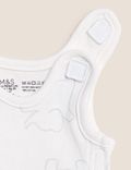 מארז 3 בגדי גוף לתינוקות פגים מכותנה טהורה (1.3 ק"ג - 1.8 ק"ג)