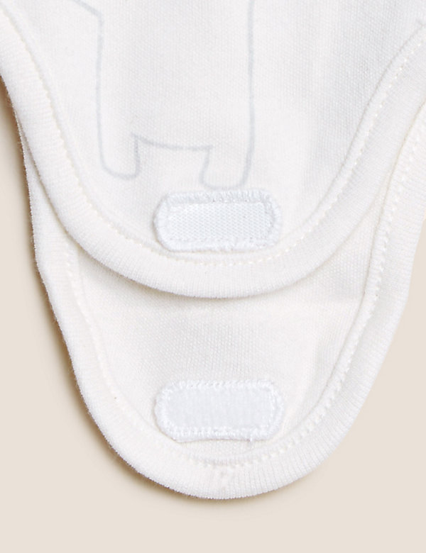 3pk Pure Cotton Premature Bodysuits (3lbs-4lbs) - DK