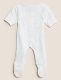 3 件装纯棉早产儿专用连身睡衣（3 磅 - 4 磅）