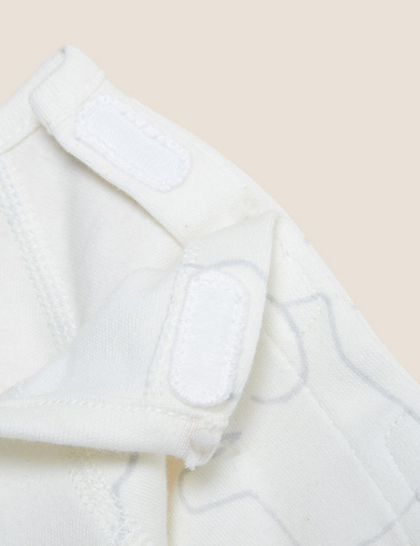 3pk Pure Cotton Premature Sleepsuits (3lbs-4lbs)
