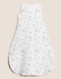 Pure Cotton 1 Tog Star Print Sleeping Bag (0-36 Mths)