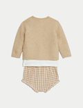3pc Paddington™ Knitted Outfit (7lbs-1 Yrs)