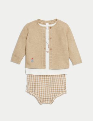 3pc Paddington™ Knitted Outfit (7lbs-1 Yrs) - DE