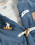 Veste matelassée en velours côtelé 100&nbsp;% coton à motif Paddington™ (jusqu’au 12&nbsp;mois)