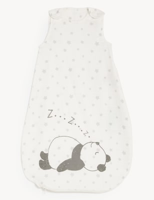 

Unisex,Boys,Girls M&S Collection Pure Cotton Panda 1.0 Tog Sleeping Bag (0 - 36 Mths) - Ivory Mix, Ivory Mix