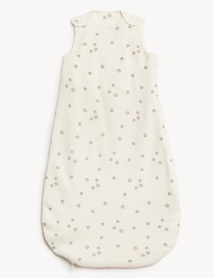 

M&S Collection Schlafsack aus Bio-Baumwolle mit Sternmuster und Tog-Wert 1,5 (0-3 Jahre) - Ivory Mix, Ivory Mix