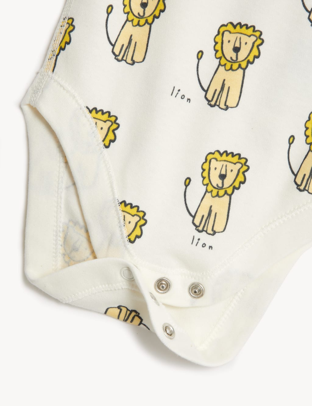 3pk Pure Cotton Animal Print Bodysuits (0-3 Yrs) image 3