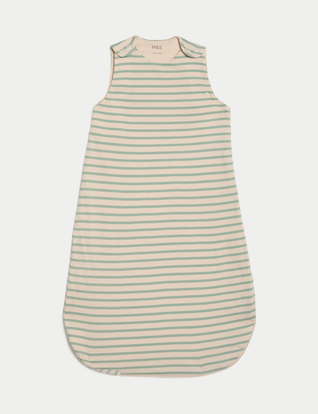 Pure Cotton Striped 0.5 Tog Sleeping Bag (0-3 Yrs)