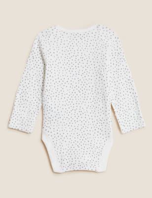 

M&S Collection Body aus reiner Baumwolle mit Schriftzug „Big Hugs“ (3,2 kg - 12 M.) - Ivory Mix, Ivory Mix